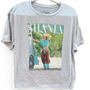 Shania Twain Gray Graphic Tee